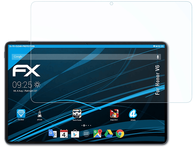 ATFOLIX 2x FX-Clear Displayschutz(für Honor V6) | Tabletschutzfolien
