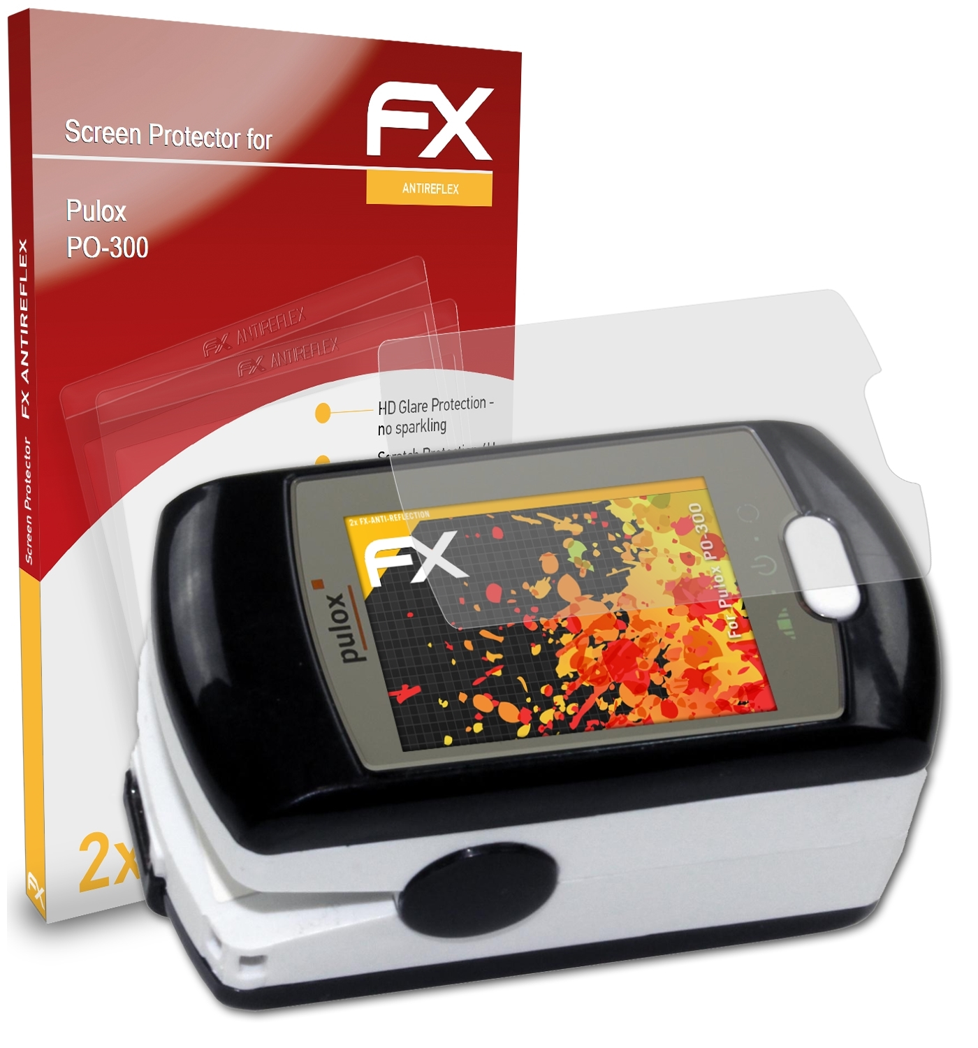 Pulox PO-300) ATFOLIX Displayschutz(für 2x FX-Antireflex