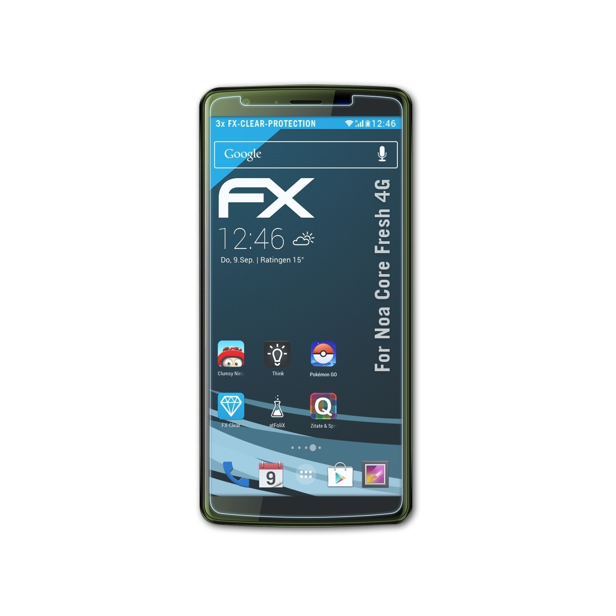 Core 3x ATFOLIX Fresh Displayschutz(für Noa FX-Clear 4G)