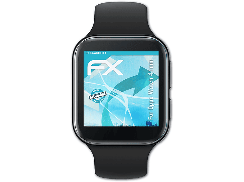 Displayschutz(für 3x ATFOLIX FX-ActiFleX Watch Oppo (41mm))