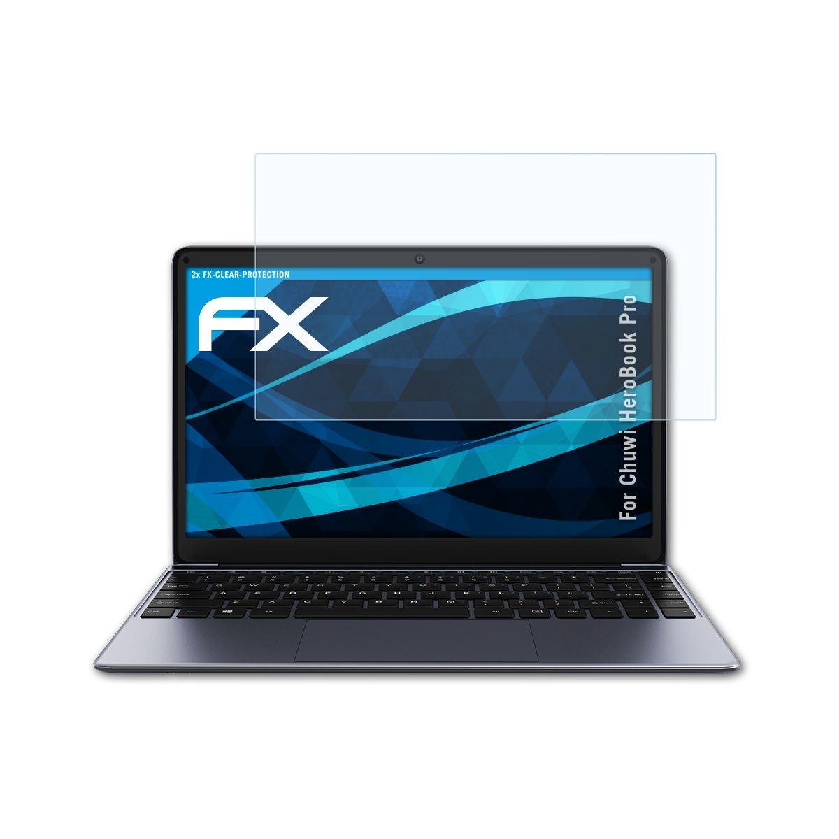 HeroBook Displayschutz(für ATFOLIX Pro) 2x Chuwi FX-Clear