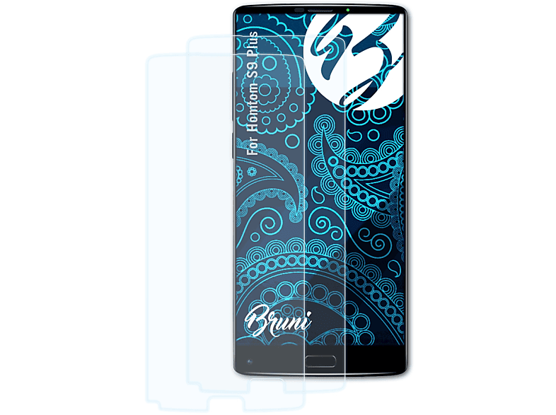 BRUNI 2x Basics-Clear Schutzfolie(für Homtom S9 Plus) | Displayschutzfolien & Gläser