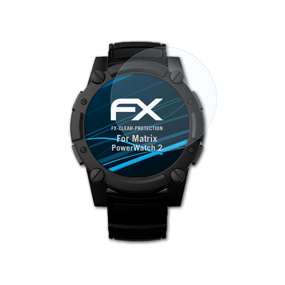 FX-Clear ATFOLIX 3x Displayschutz(für 2) Matrix PowerWatch