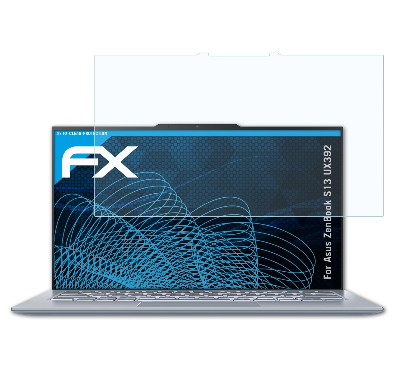 S13 ATFOLIX Asus (UX392)) FX-Clear 2x Displayschutz(für ZenBook
