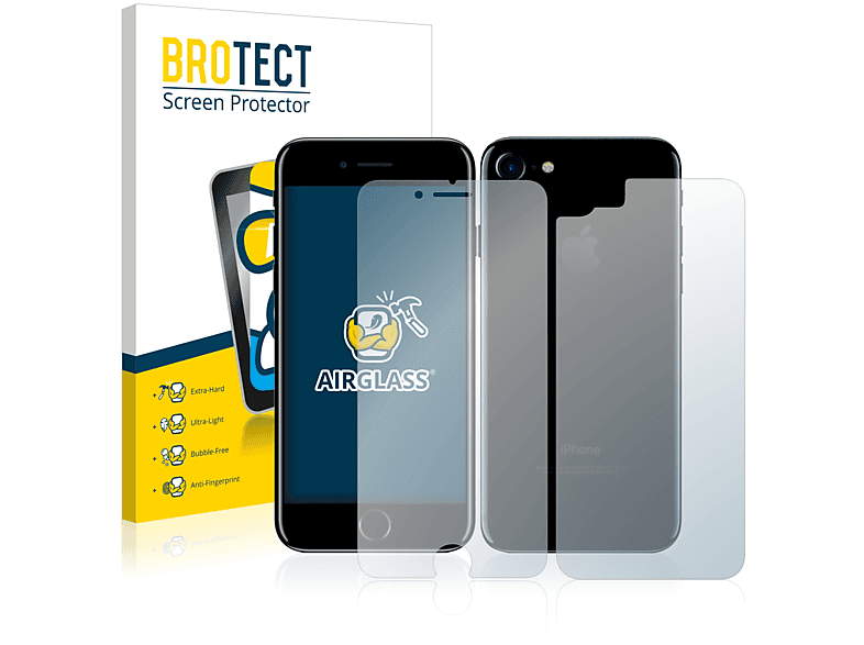 BROTECT Schutzfolie(für 7) klare Airglass iPhone Apple