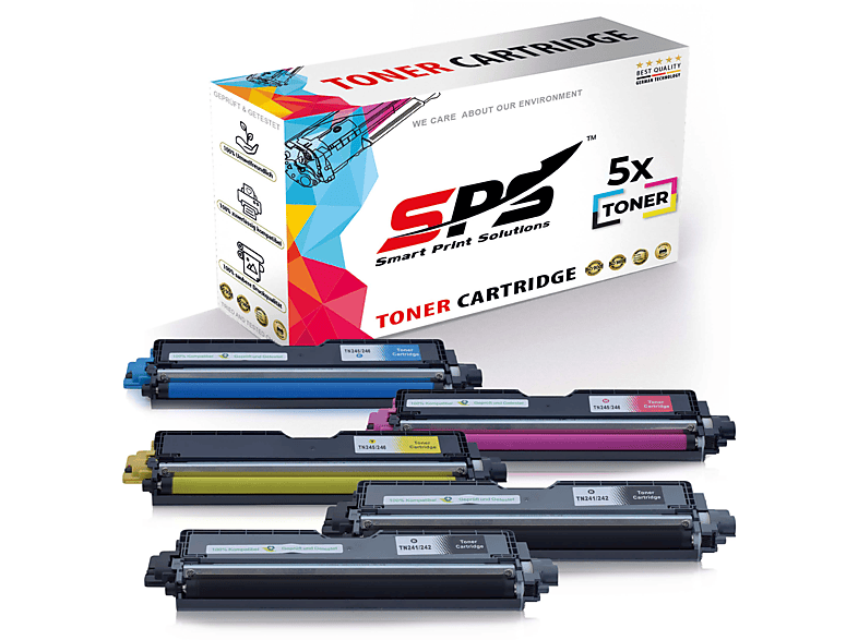 SPS S-13610 Toner Schwarz Cyan Magenta Gelb (TN-241K TN-245C TN-245Y TN-245M / HL-3141CW)