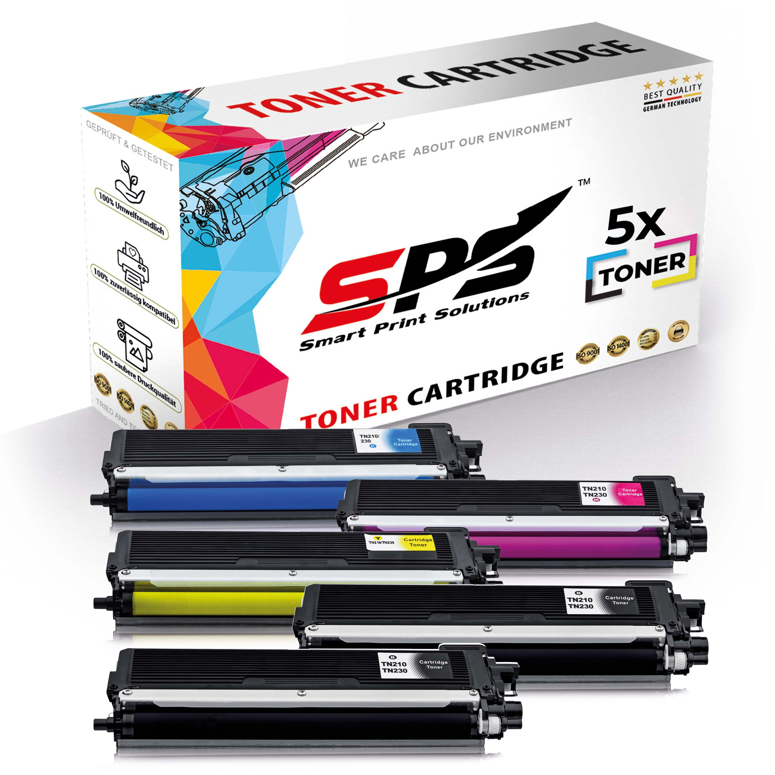 Gelb Magenta S-13590 (TN-230 / Schwarz Toner BKCYM MFC-9320) SPS Cyan