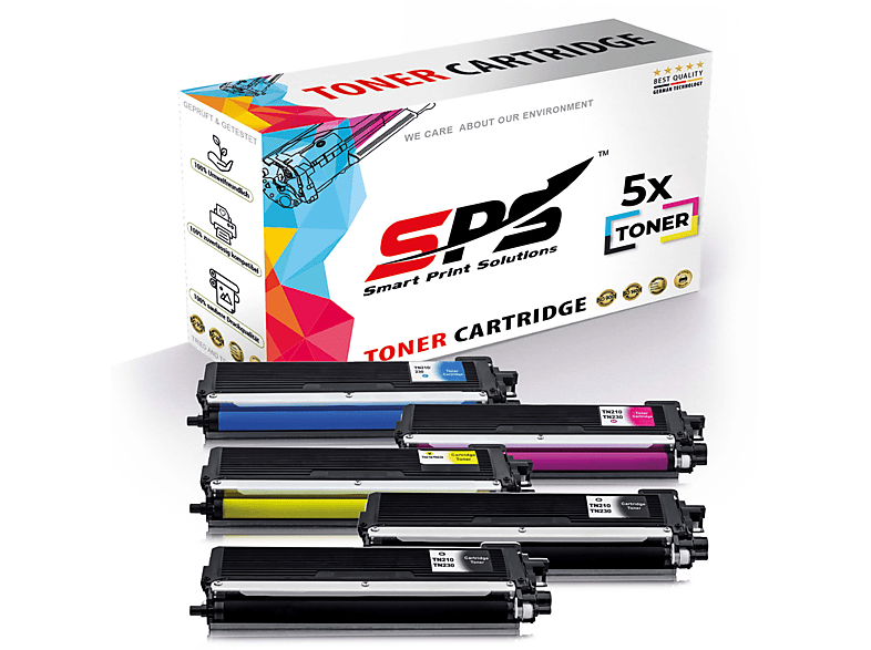 SPS S-13584 Toner Schwarz Cyan Gelb BKCYM Magenta (TN-230 / HL-3070CN)