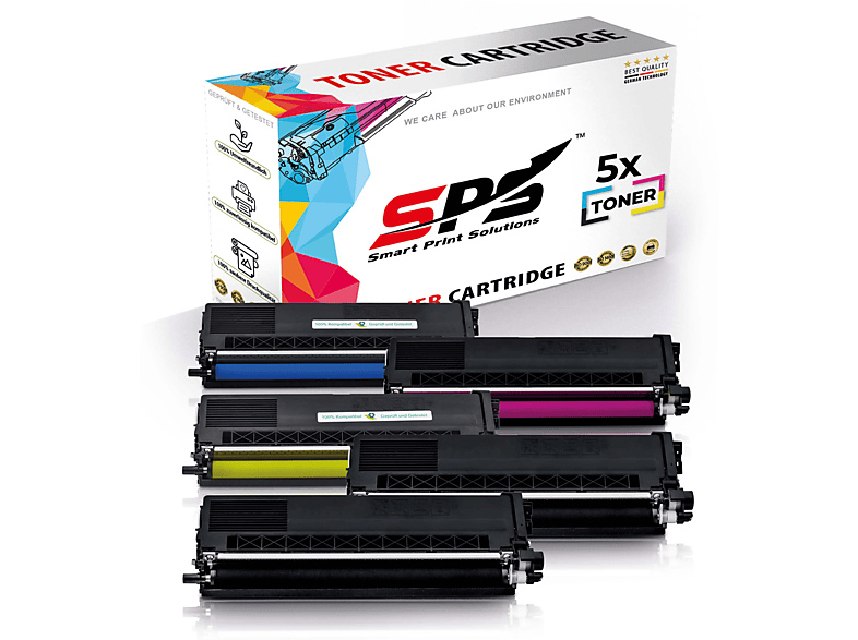 SPS S-13689 Toner Schwarz Cyan Magenta Gelb (TN-325 BKCYM / MFC-9465CDN)