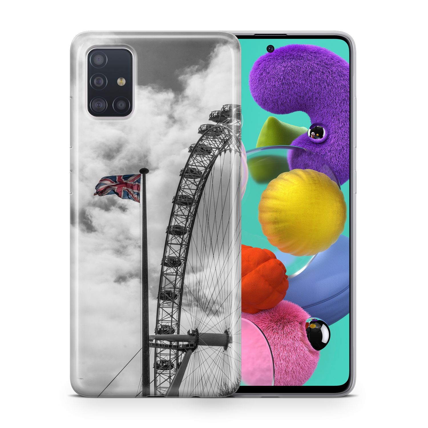 KÖNIG DESIGN Schutzhülle, Backcover, ZTE, Mehrfarbig Blade Vita, V30