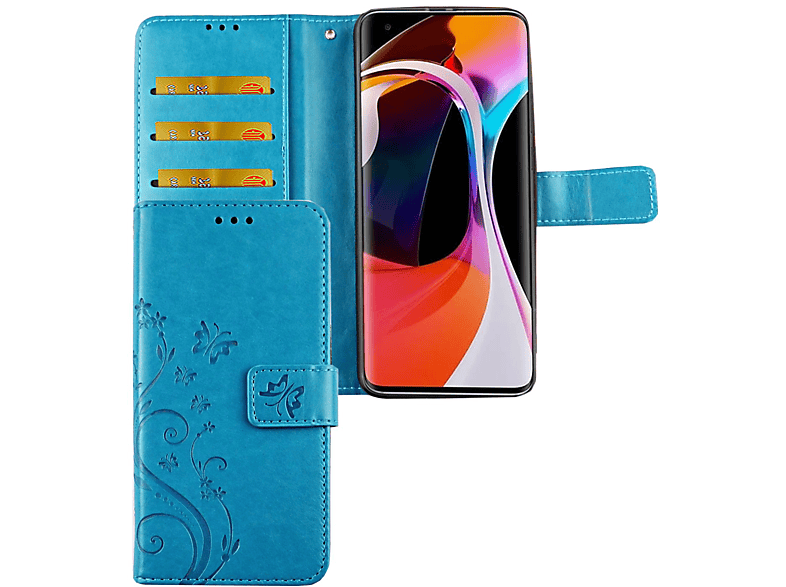 Xiaomi, Blau Bookcover, 10, Schutzhülle, DESIGN KÖNIG Mi