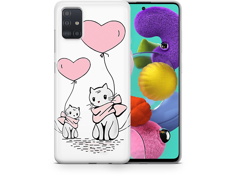 KÖNIG DESIGN Schutzhülle, Backcover, ZTE, Mehrfarbig Blade A71