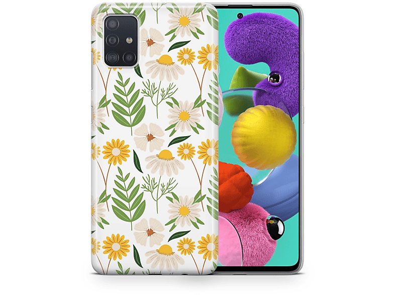 KÖNIG DESIGN Schutzhülle, Backcover, Mehrfarbig Galaxy A03S, Samsung