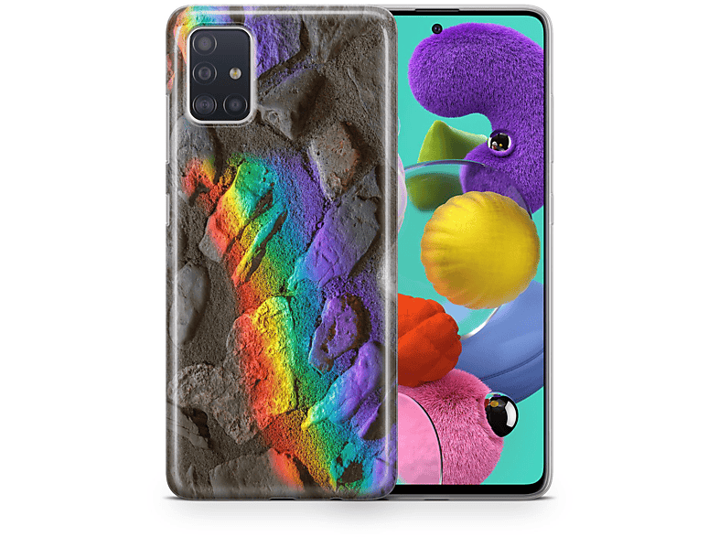 Galaxy Schutzhülle, Backcover, Mehrfarbig A03S, DESIGN Samsung, KÖNIG
