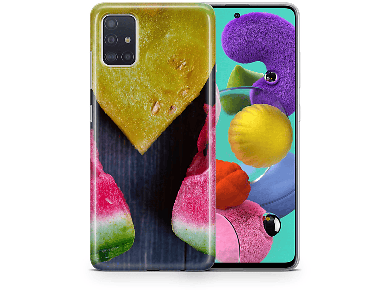 KÖNIG DESIGN Schutzhülle, Backcover, ZTE, Blade A71, Mehrfarbig