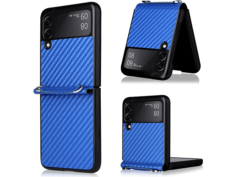 KÖNIG DESIGN Case, Backcover, Samsung, Galaxy Z Flip3 5G, Blau