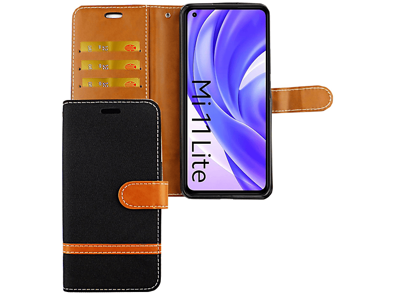 Lite, Schwarz Bookcover, Schutzhülle, 11 Xiaomi, DESIGN KÖNIG Mi