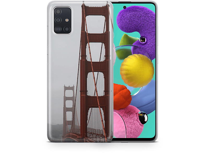 KÖNIG DESIGN Samsung, A03S, Galaxy Backcover, Schutzhülle, Mehrfarbig