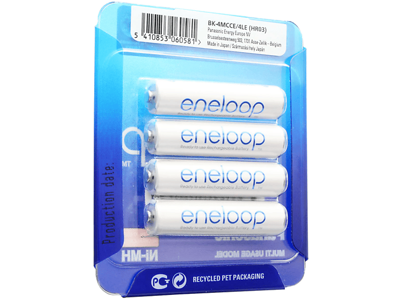 PANASONIC eneloop Standard (ehem. Sanyo eneloop Standard) HR NiMH