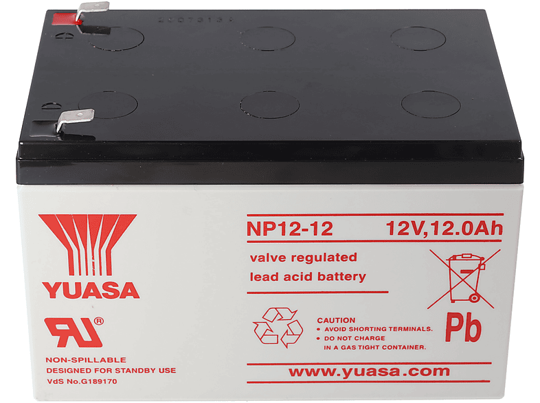 Bleiakku, YUASA Pb - NP12-12 12000 Blei Volt 12 mAh Akku 12000mAh Blei PB YUASA