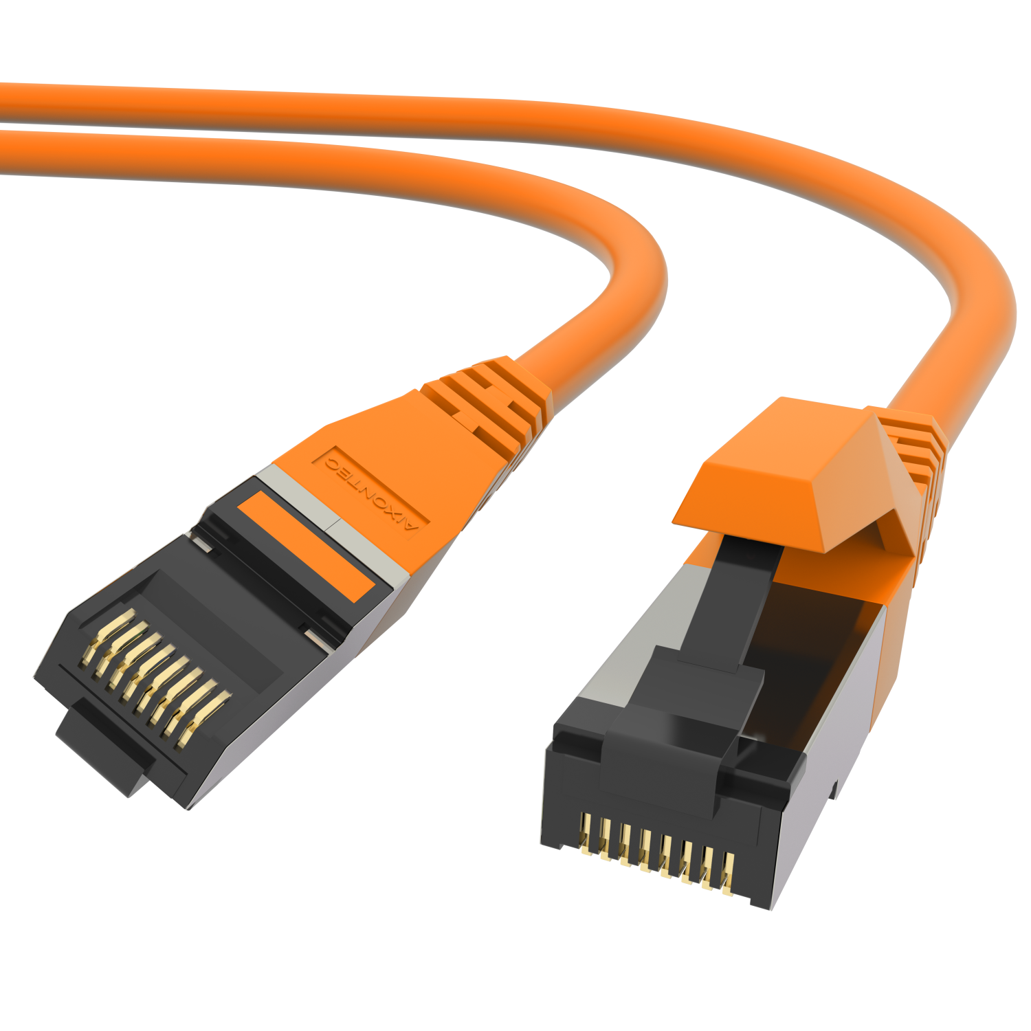 AIXONTEC 2x 0,5 10 Patchkabel m Gigabit, Netzwerkkabel, Cat.6A 0,5m Lankabel Ethernetkabel RJ45