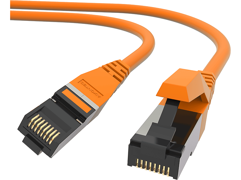 AIXONTEC 5,0m Cat.6A RJ45 Lankabel Gigabit, Patchkabel 5,0 Ethernetkabel Netzwerkkabel, m 10