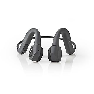 Auriculares deportivos - NEDIS HPBT5400GY, Intraurales, Bluetooth, Gris
