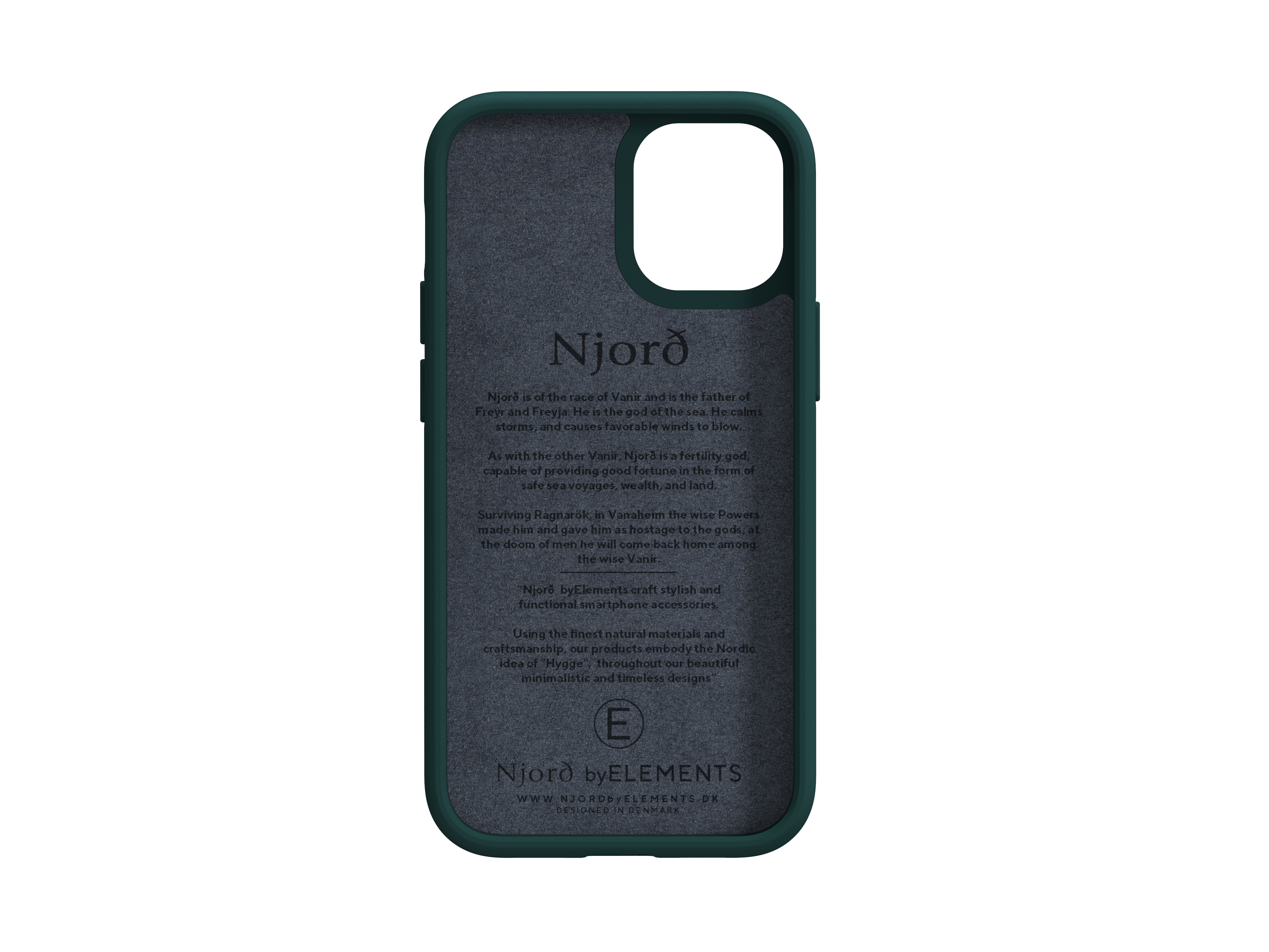 NJORD Njord, Backcover, Mini, Dunkelgrün iPhone Apple, 12