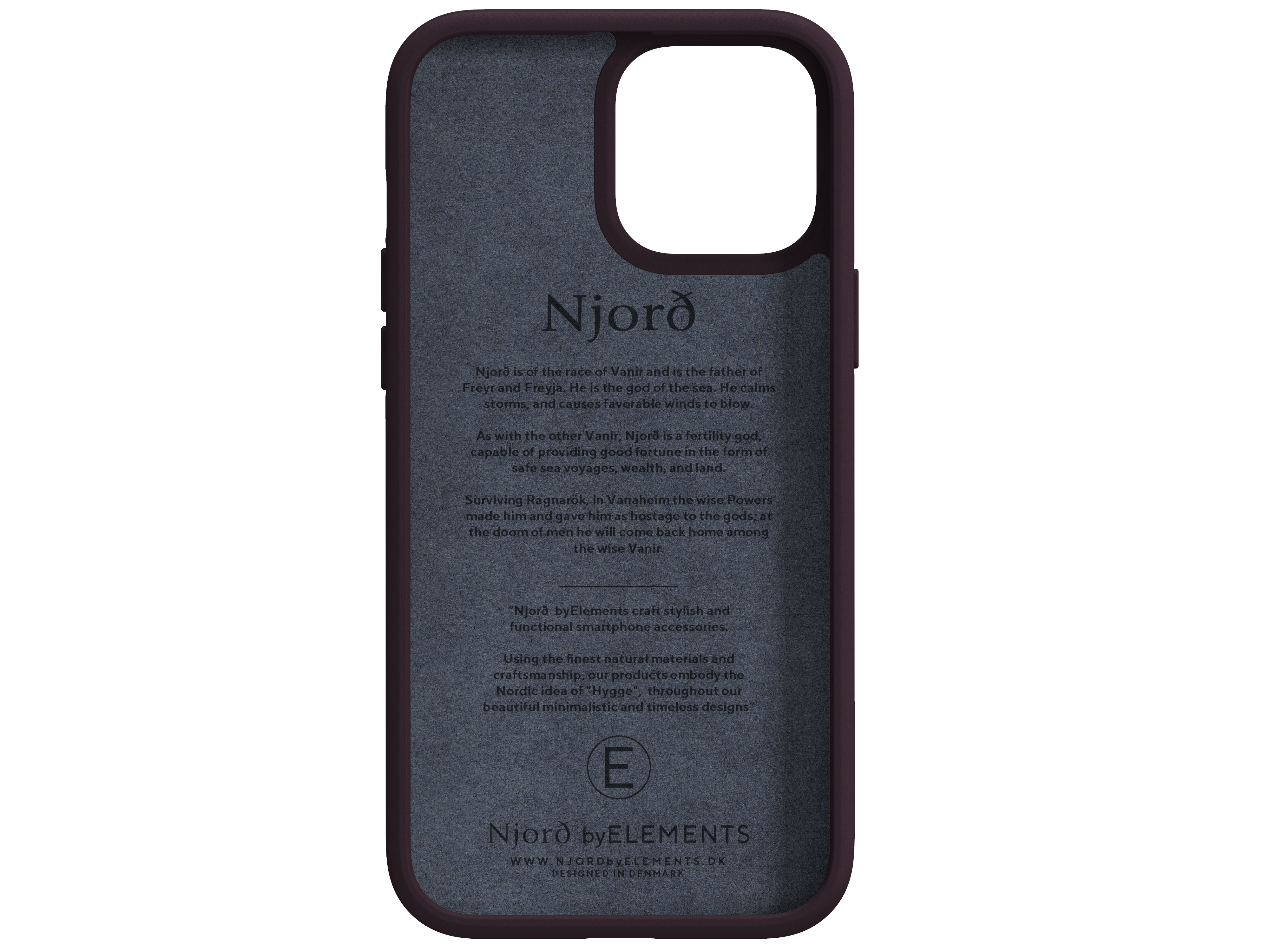 13 iPhone NJORD Pro Njord, Aubergine Max, Backcover, Apple,