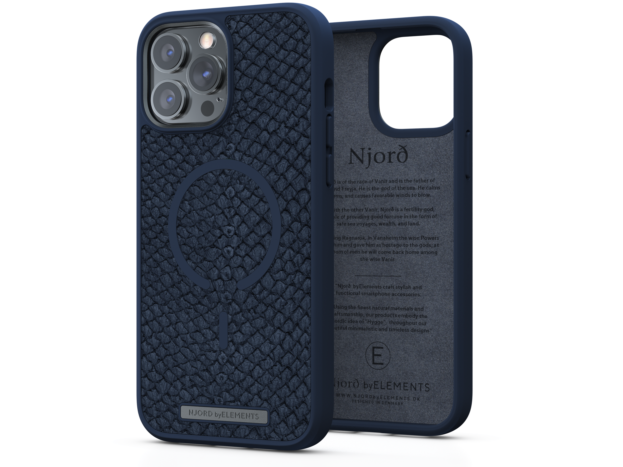 NJORD Njord, 13 Petrol Backcover, Apple, iPhone Max, Pro