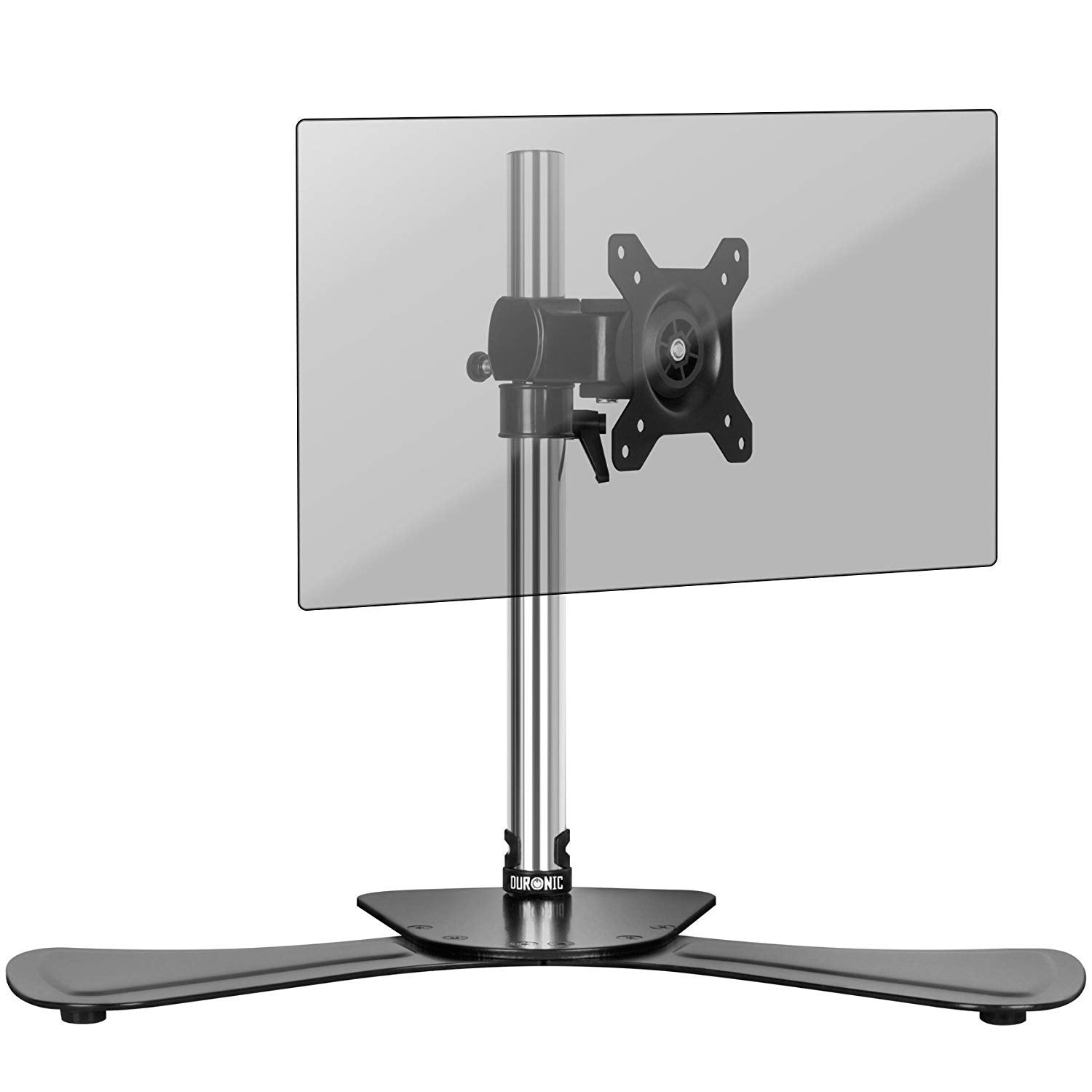 Soporte para monitor - Duronic DM751 Soporte para Monitor de 15" a 24" pulgadas con pie de Base | 8Kg Máx Cada una DURONIC, Negro