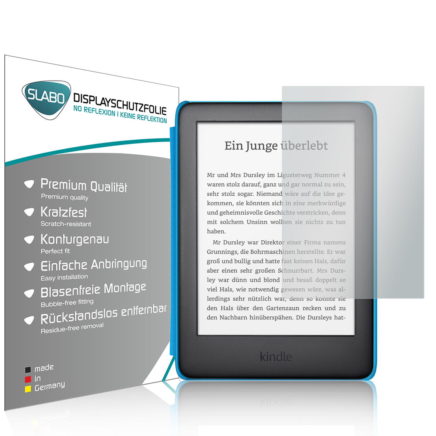 SLABO 2 Kindle Reflexion Displayschutz(für Generation x Kids Displayschutzfolie No Amazon (10. – 2019))