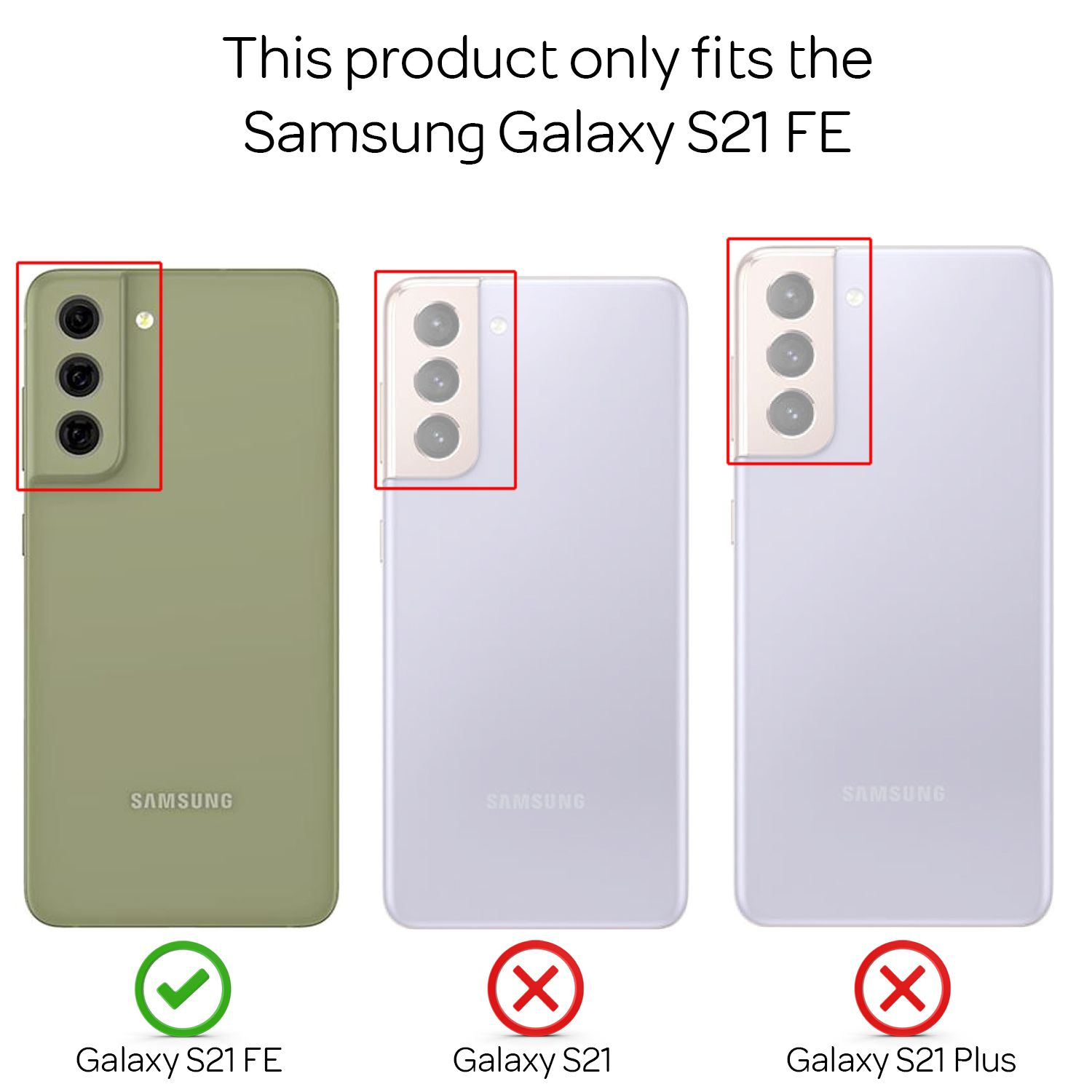 Transparent Galaxy Samsung, FE, Hülle, Transparente Backcover, S21 Klare NALIA Silikon