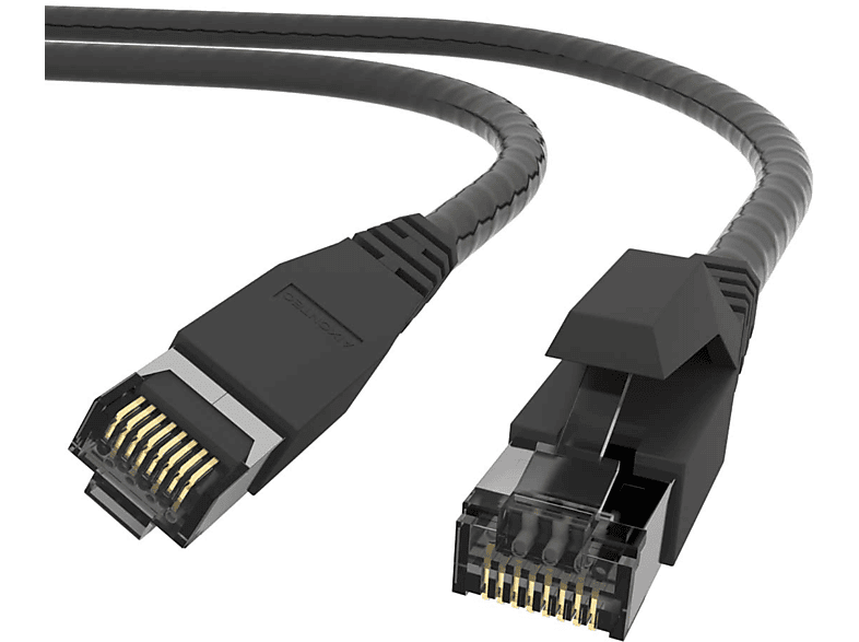 AIXONTEC 6,0m RJ45 Outdoor UV-Beständig Lankabel Ethernetkabel 10 Gigabit, Netzwerkkabel, 6,0 m