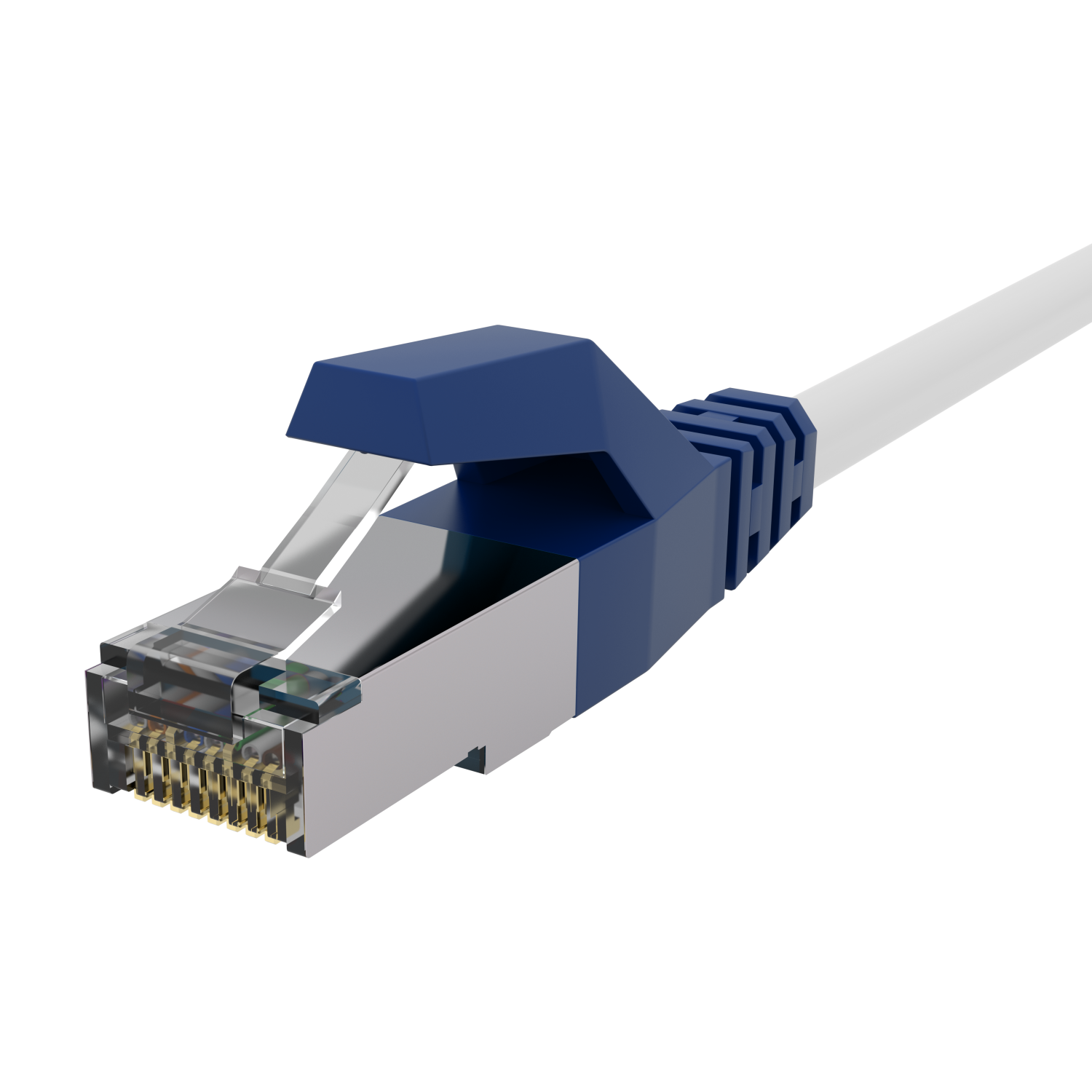 Patchkabel RJ45 m 2x Cat.6A Netzwerkkabel, 10 AIXONTEC 5m Gigabit, 5,0 Lankabel Ethernetkabel