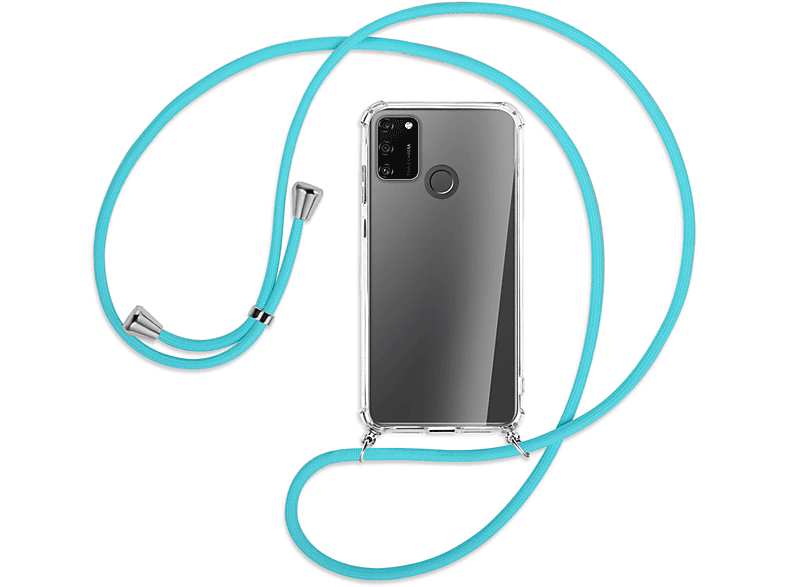 2019, MORE LG, mit MTB K20 / Umhänge-Hülle Kordel, Türkis Silber ENERGY Backcover,