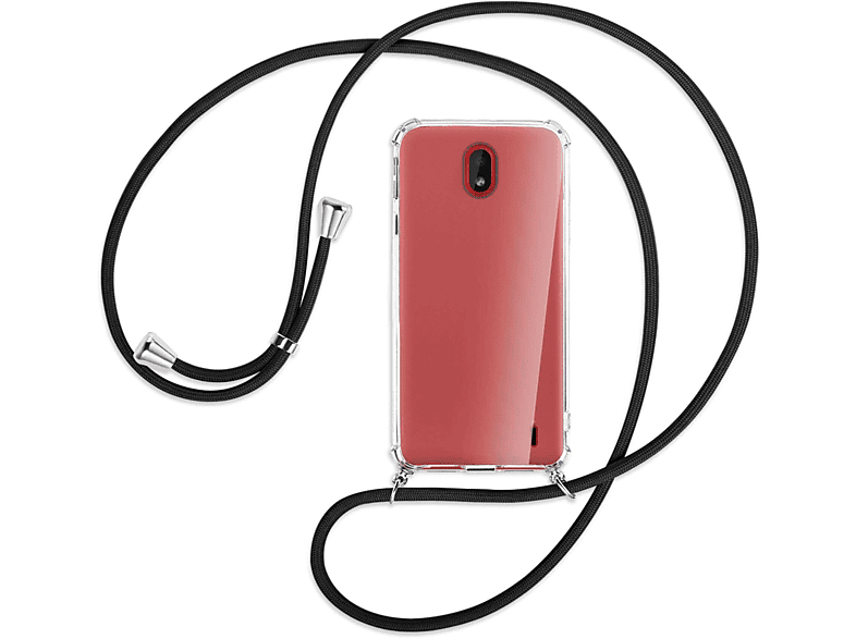 Kordel, Plus, Silber Backcover, MTB Umhänge-Hülle mit Schwarz ENERGY 1 Nokia, MORE /