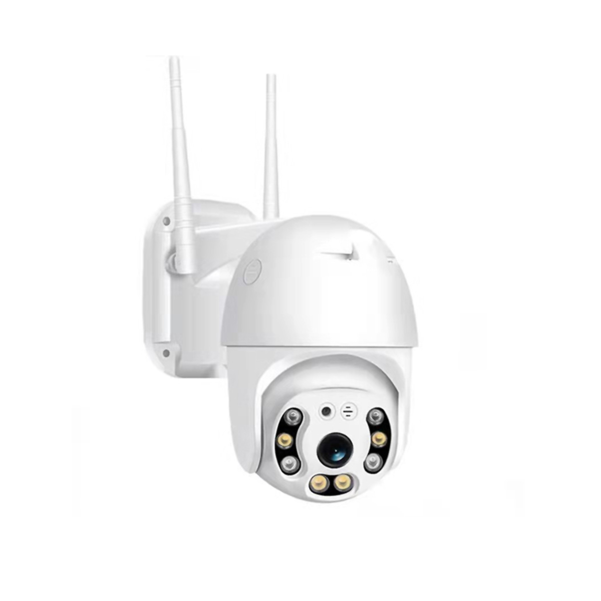 Cámara WiFi Exterior Full HD Motorizada, Impermeable con audio y visión nocturna 2337 - INGGAN, null, Blanco