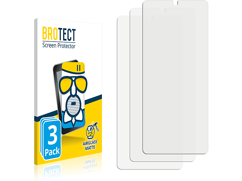 BROTECT 3x Airglass Pro) 12 Schutzfolie(für Xiaomi matte
