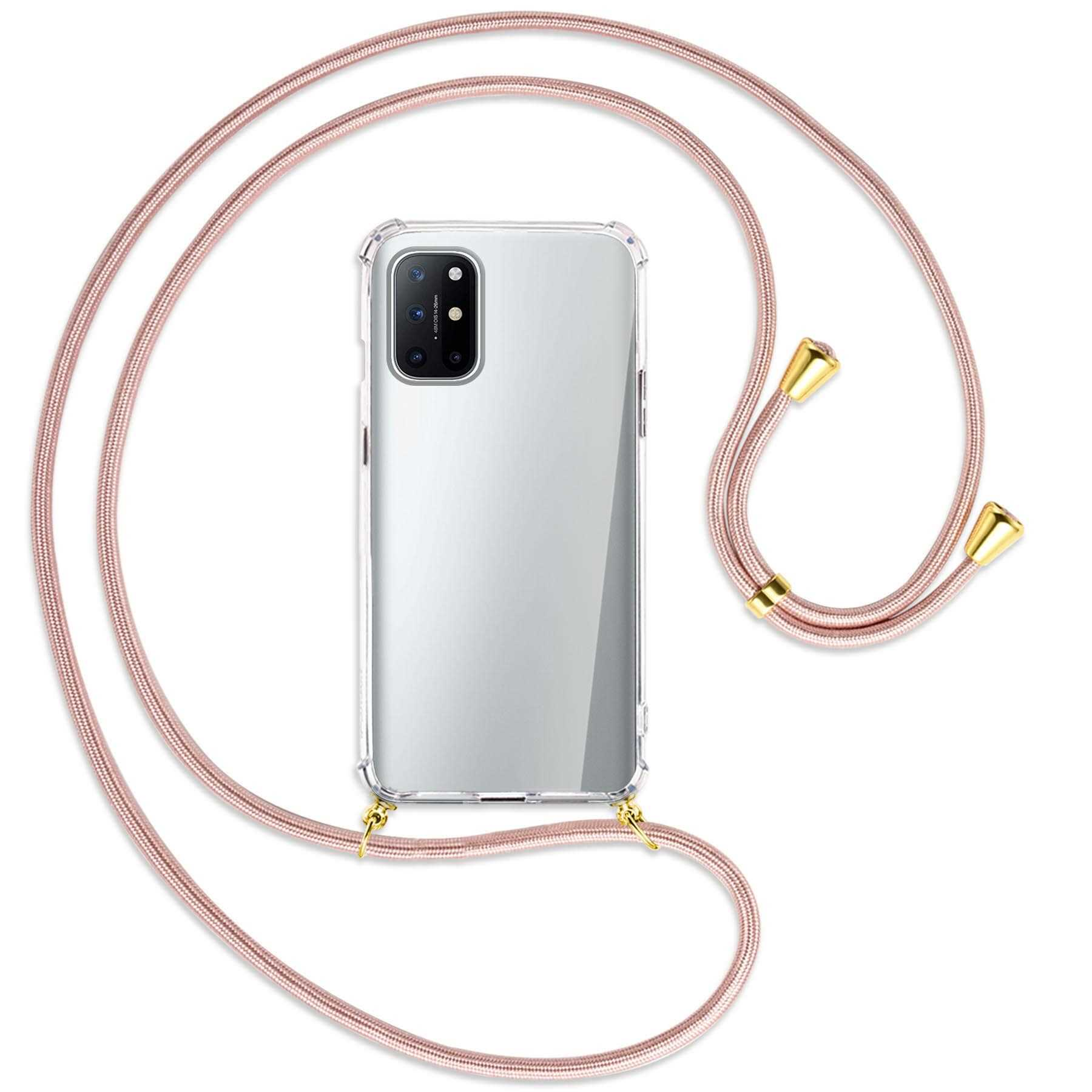 MTB MORE ENERGY Umhänge-Hülle OnePlus, / Rosegold Gold 8T, Kordel, mit Backcover