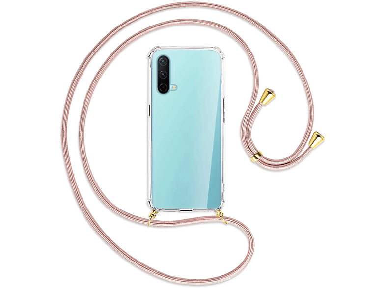 Kordel, Core ENERGY Gold OnePlus, 5G, Rosegold mit Umhänge-Hülle / CE Backcover, MTB Edition MORE Nord