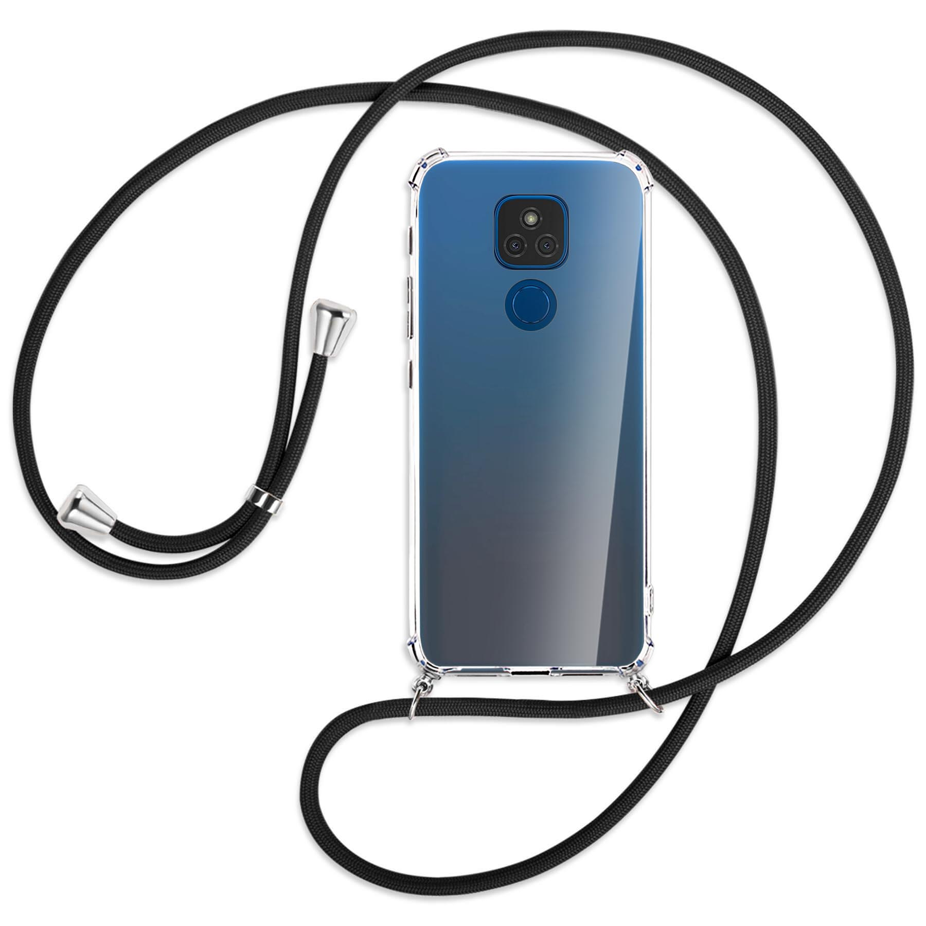 MTB Kordel, Plus, ENERGY mit Silber E7 Schwarz MORE Umhänge-Hülle / Moto Motorola, Backcover,