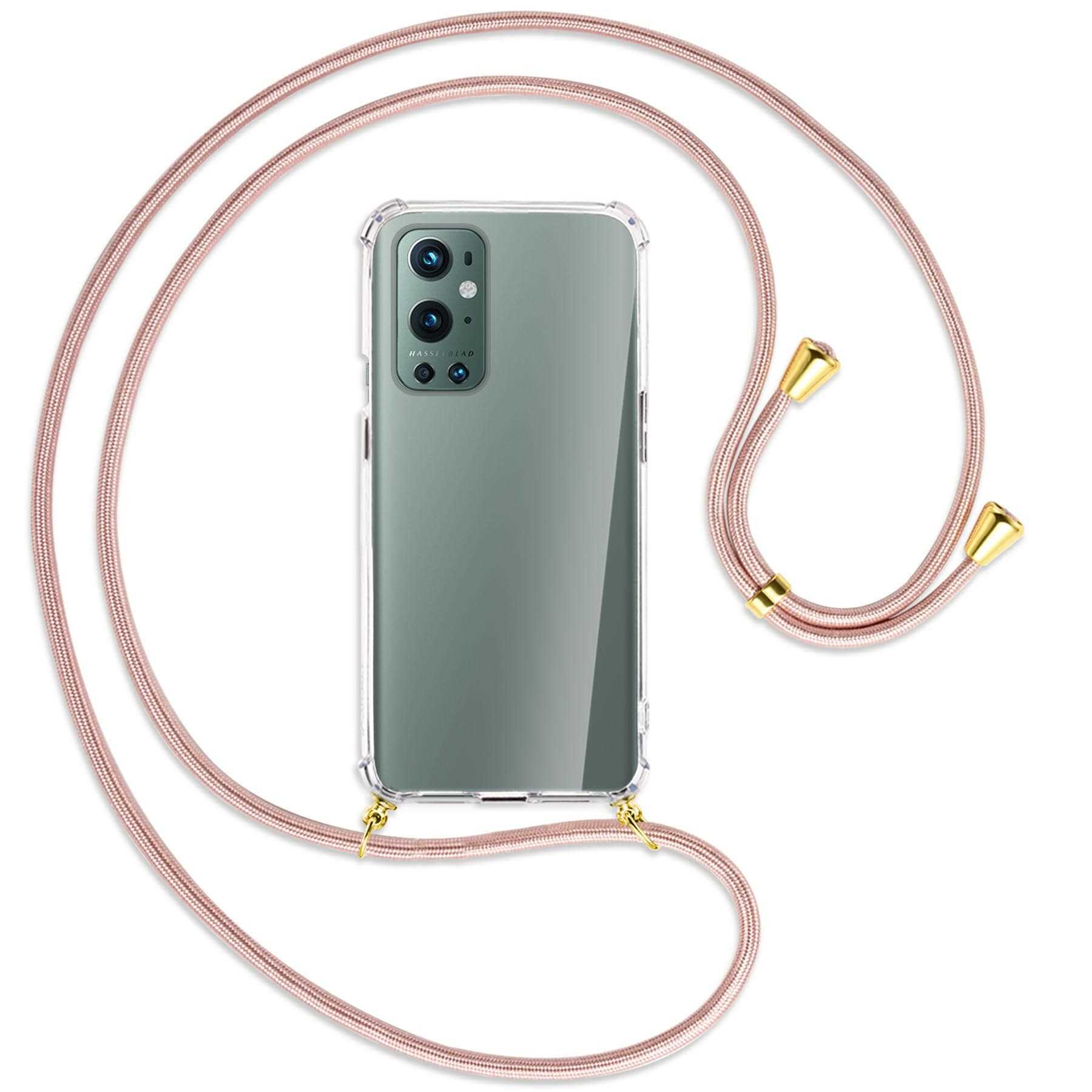 OnePlus, Gold MTB Backcover, 9 Rosegold ENERGY Umhänge-Hülle mit MORE Pro, / Kordel,