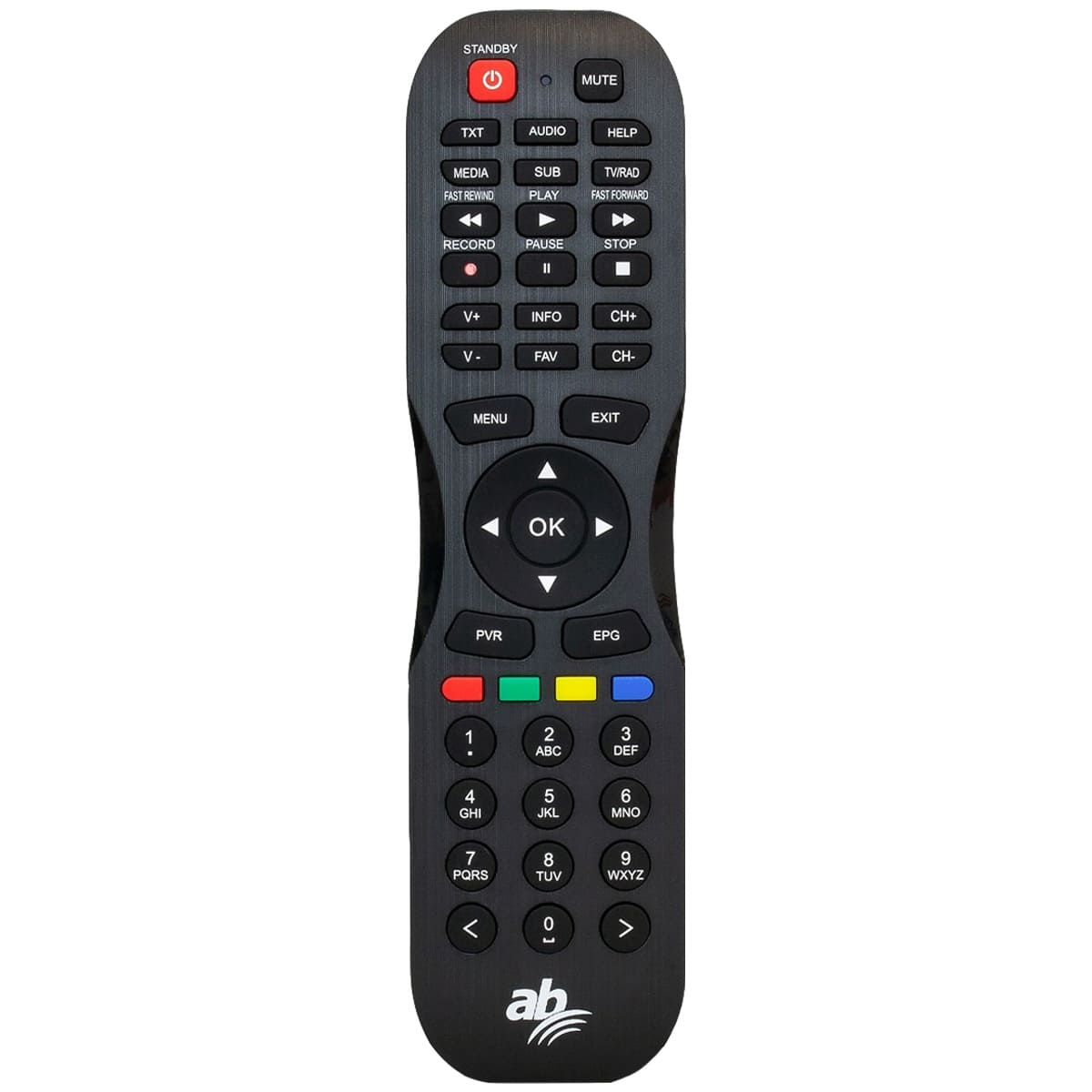 Sat Receiver AB-COM PVR-Funktion, DVB-S2, (HDTV, AB DVB-S, PULSe 4K Schwarz)
