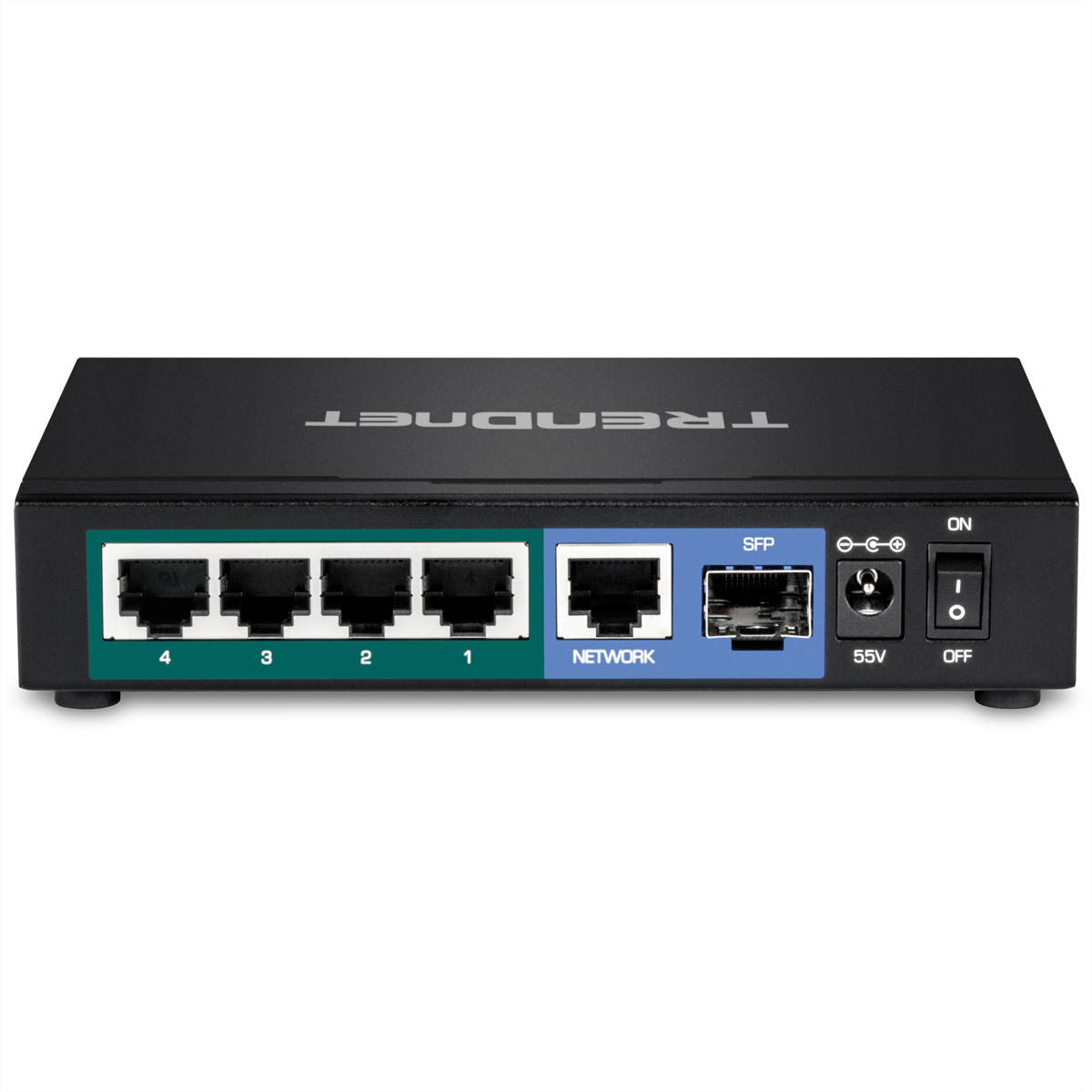 TRENDNET Switch Switch PoE Gigabit 6-Port TPE-TG611 Gigabit PoE+