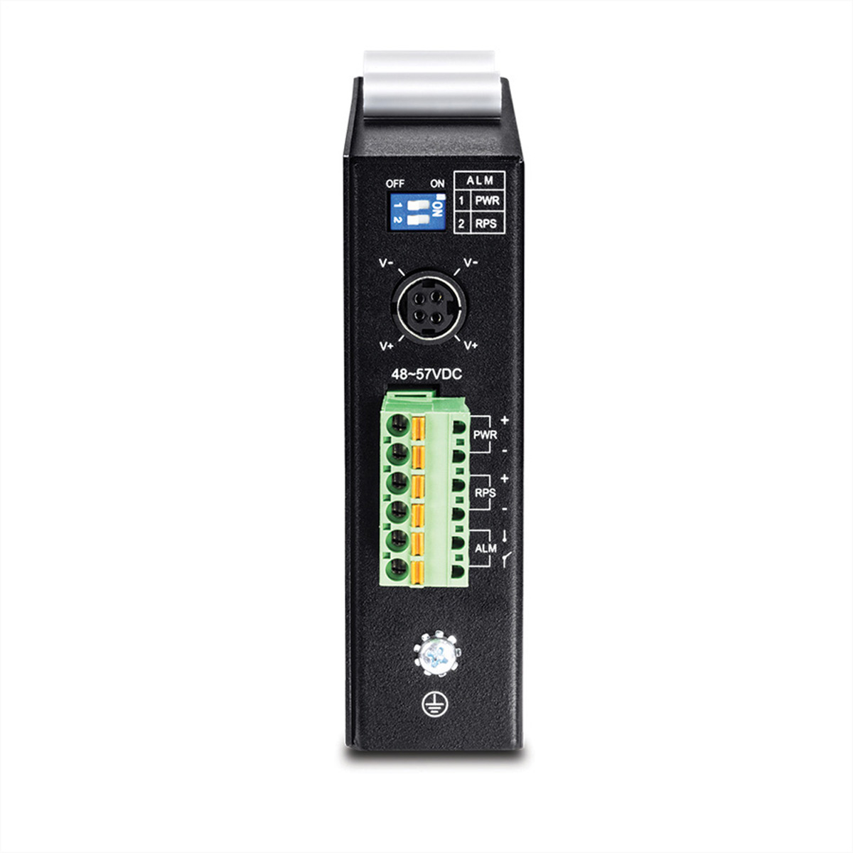 TI-PG541 gehärteter Gigabit DIN-Rail 5-Port PoE+ Netzwerk-Switches industrieller Switch TRENDNET