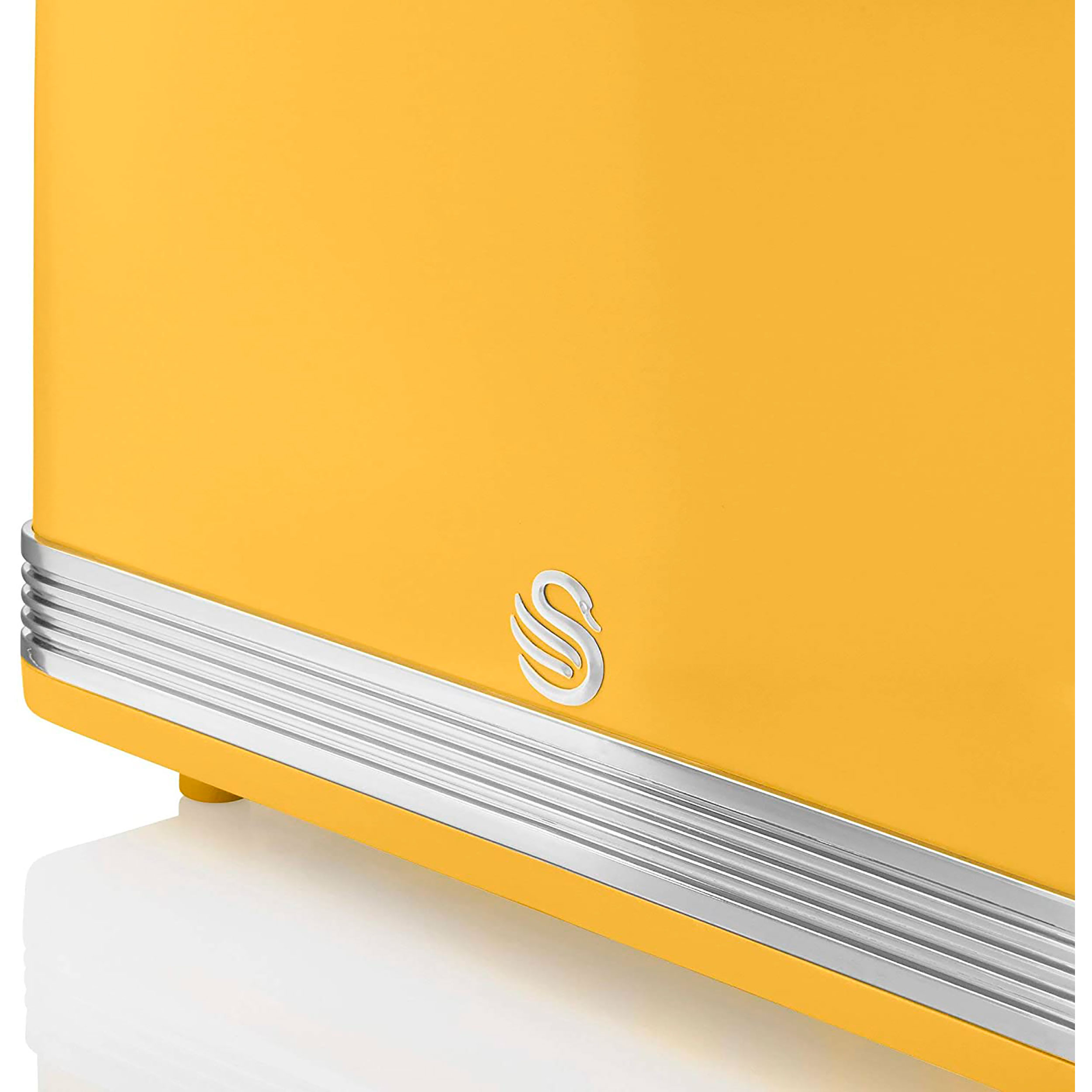 SWAN Retro ST19010YELNEU Toaster (800 Gelb Watt, Schlitze: 2)