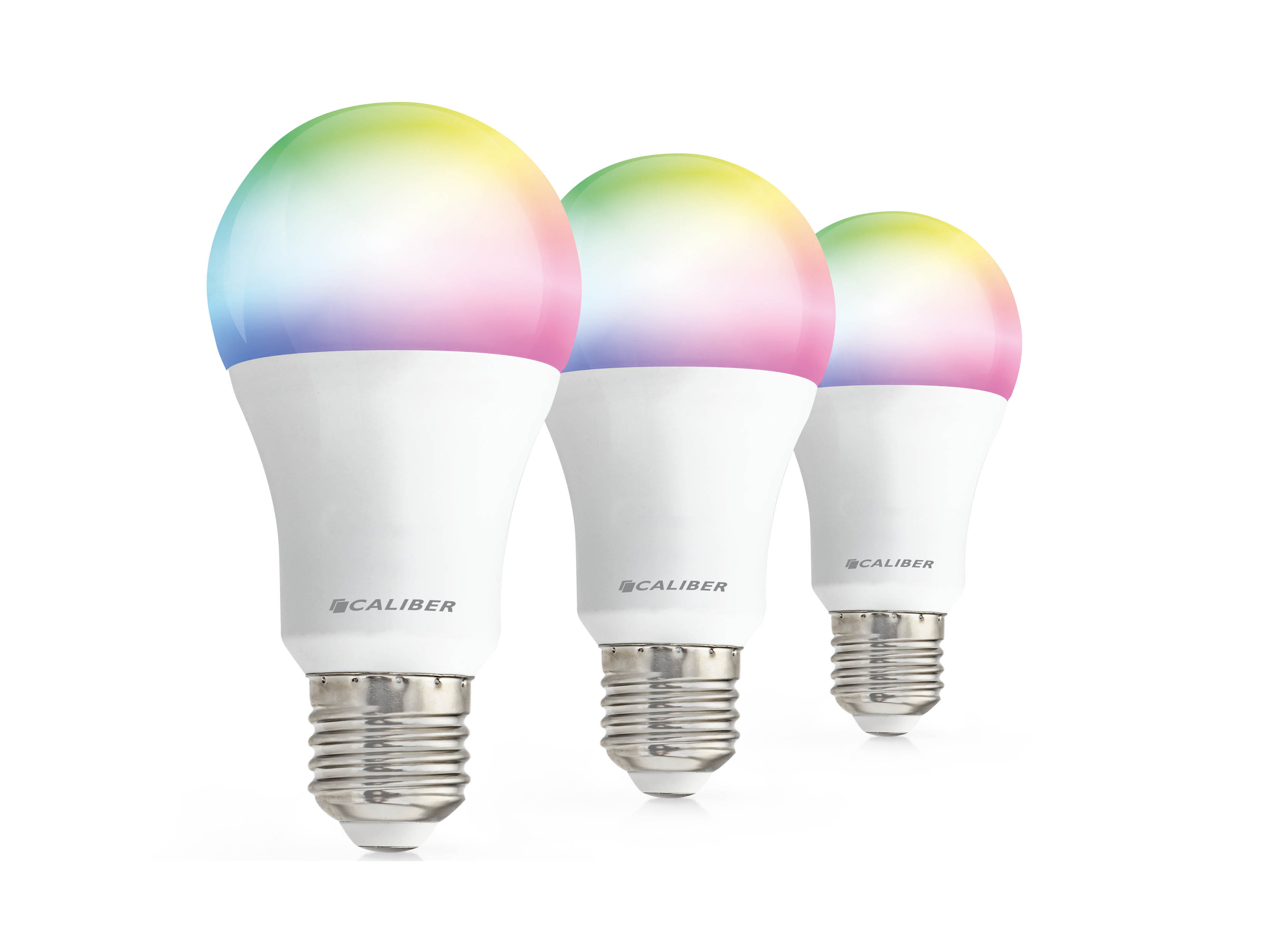 HBT-E27-3PACK Glühbirne CALIBER Weiß Smarte Kalt Weiß Warmes , RGB,