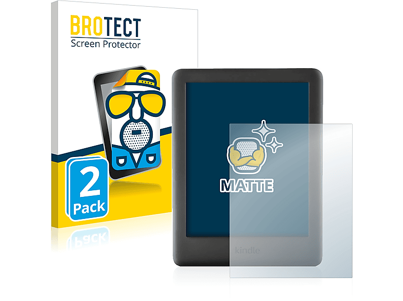 BROTECT 2x matte Schutzfolie(für Amazon Kindle 2019 (10. Gen.))