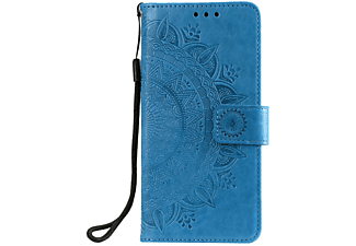 COVERKINGZ Klapphülle mit Mandala Muster, Bookcover, Nokia, 1.3, Blau
